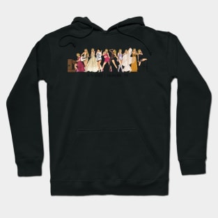 5/5 Nashville Iconic Outfits Eras Lineup Hoodie